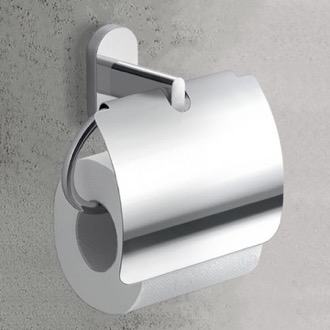 Toilet Paper Holder Toilet Paper Holder With Cover, Chrome Gedy 5325-13